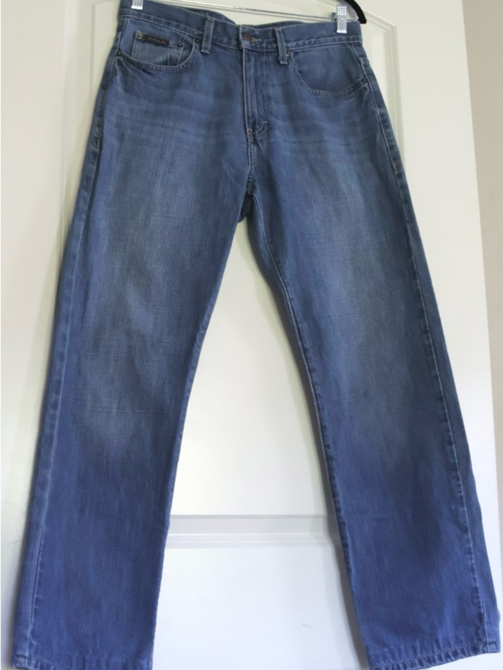 Vintage 90s Calvin Klein Jeans 30 Relaxed Straight 100% Cotton Denim